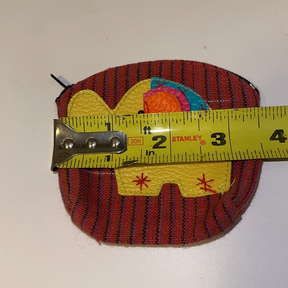 Handmade Boho Hippie Style Elephant Change Purse - Picture 5 of 6